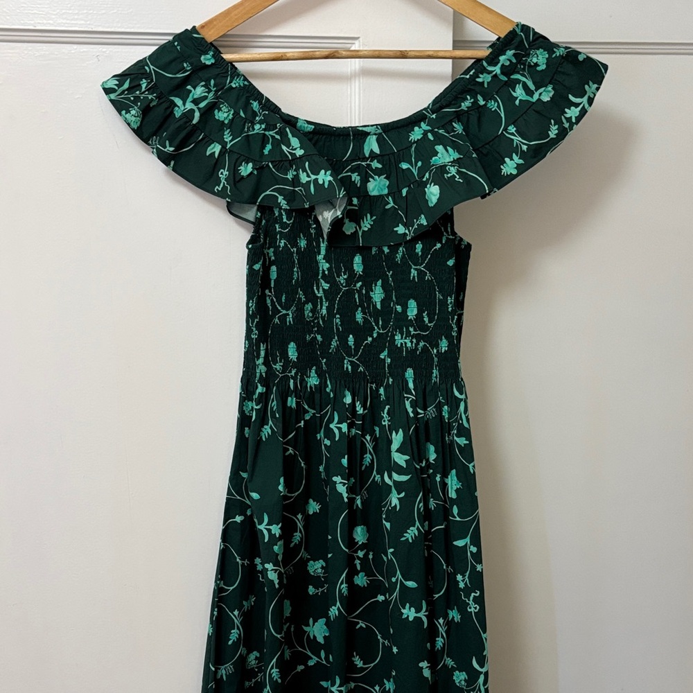 Hill House Green Leafy Dress